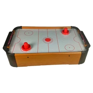 Jogo de Hockey de Mesa à Pilhas com Marcador Discos Flutuantes e Rebatedores