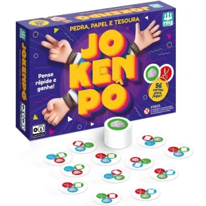 Jogo Jokenpô - Pedra, Papel e Tesoura - Nig Brinquedos
