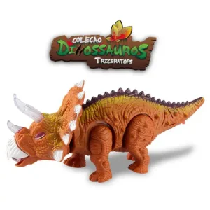 Coleção Dinossauros - Triceratops Rex Som e Luzes - Zoop Toys