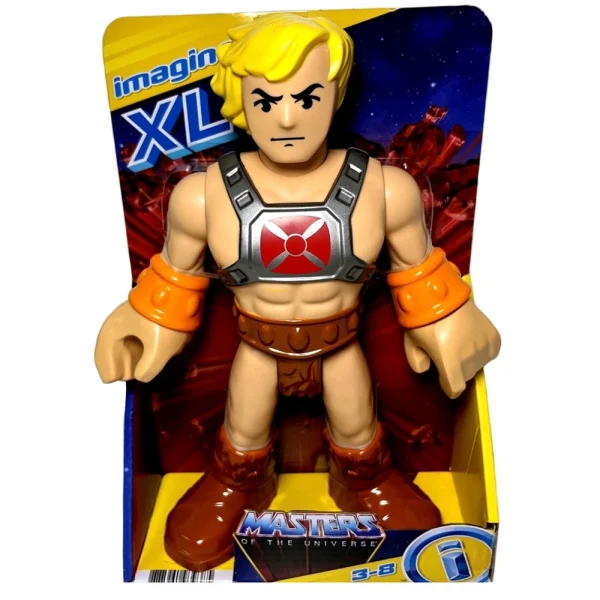 Brinquedo Boneco Articulado Imaginext Xl Herói He Man - He-Man E Os Defensores Do Universo - Fisher Price