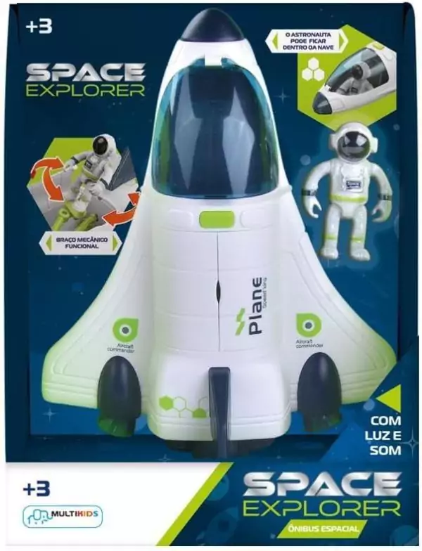 Ônibus Espacial Space Explorer - Multikids