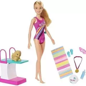 Boneca Barbie Profissões - Nadadora - Mattel