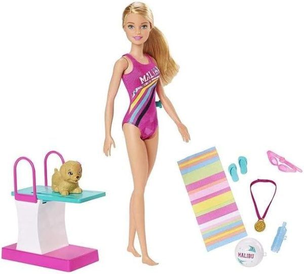 Boneca Barbie Profissões - Nadadora - Mattel