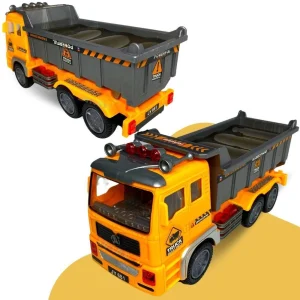 Caminhão De Construção Brinquedo Carrinho Com Luz Som - Fun Game