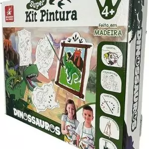 Kit Pintura Dinossauros - Brincadeira de Criança
