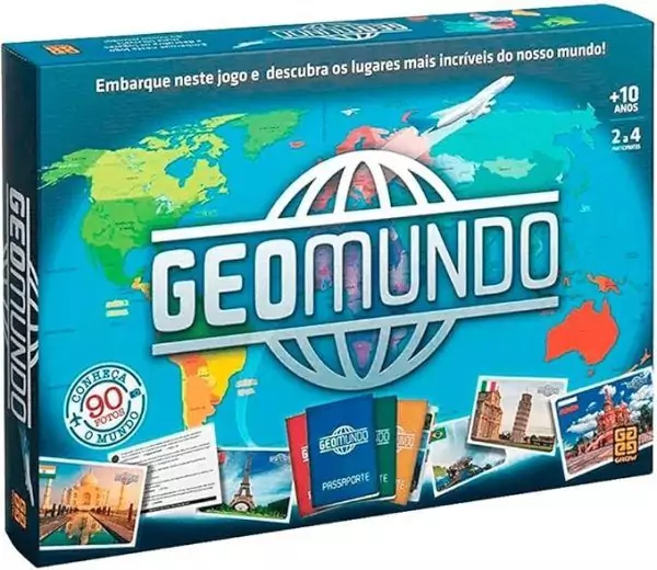 Jogo de Tabuleiro Geomundo - Grow
