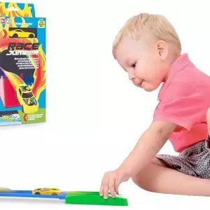 Pista Race Jumper c/ 1 Carrinho e Acessórios -Samba Toys
