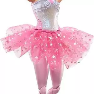Barbie Fantasia Boneca Bailarina Luzes Brilhantes Rosa - Mattel