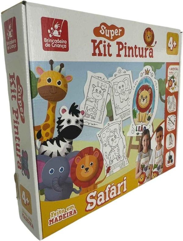Kit Pintura Safari - Brincadeira de Criança