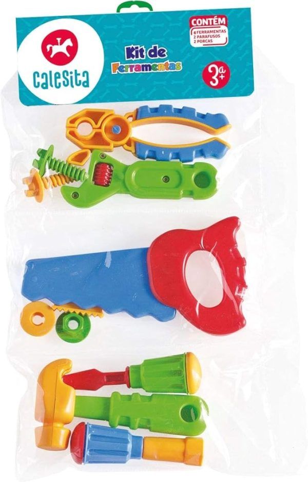 Brincando de Profissões Kit Ferramenta Simples - Calesita