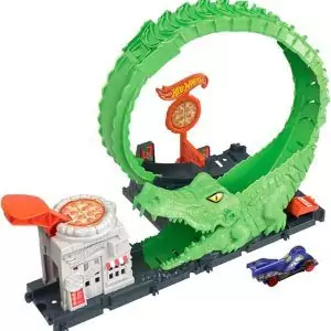 Hot Wheels City Pista de Brinquedo Nemesis Crocodilo