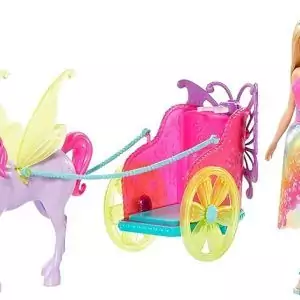 Boneca Barbie - Barbie Dreamtopia - Princesa com Carruagem - Mattel