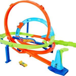 Hot Wheels Action, Pista de Brinquedo Desafio Extremo com 1 Carrinho em Escala 1:64