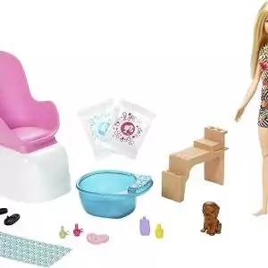 Barbie Wellness Salão de Manicure e Pedicure - Mattel