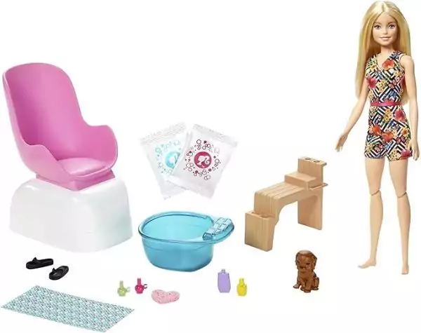 Barbie Wellness Salão de Manicure e Pedicure - Mattel