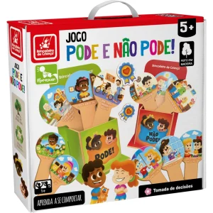Jogo Pode e Não Pode!  Madeira- Brincadeira de Criança