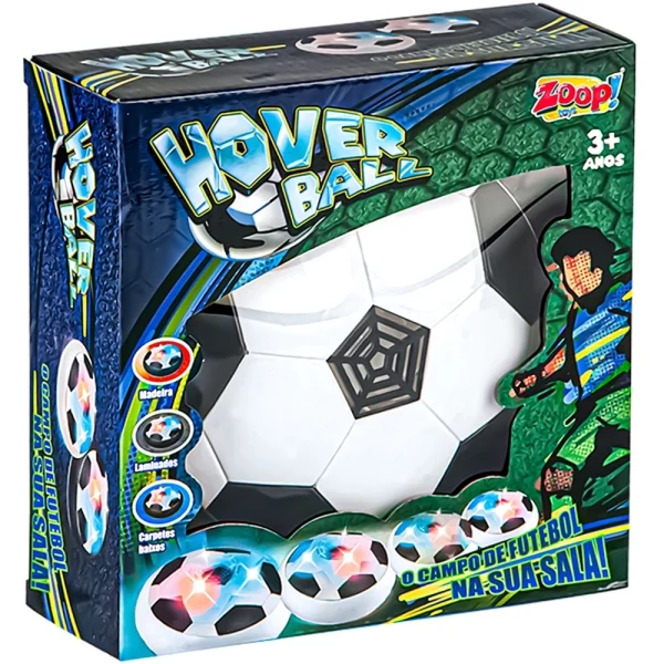 Bola Flutuante Hover Ball Futebol Com Led - Zoop Toys