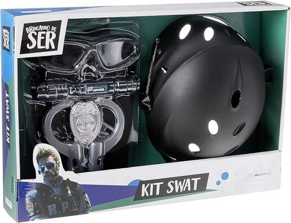 Brincando de Ser Kit Swat Com Acessórios - Multikids