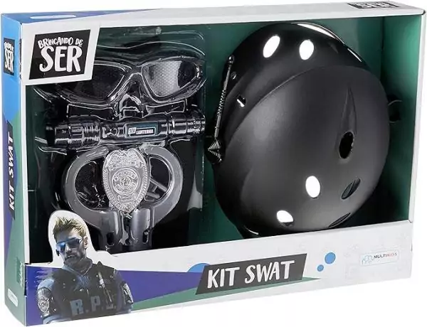 Brincando de Ser Kit Swat Com Acessórios - Multikids