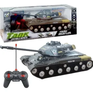 Tanque De Guerra De Controle Remoto Com Luzes E Som - Fun Game