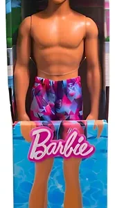 Barbie Fashion Ken De Praia Com Traje Tie Dye Mattel