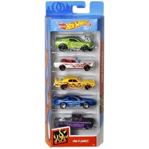 Kit HotWheels 5 Carrinhos - Mattel
