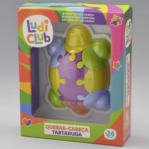 Quebra-Cabeça Tartaruga Haooy Line - Usual Brinquedos