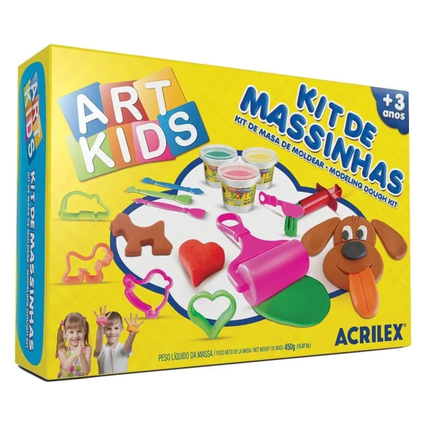 Kit de Massinha 450g - Art Kids