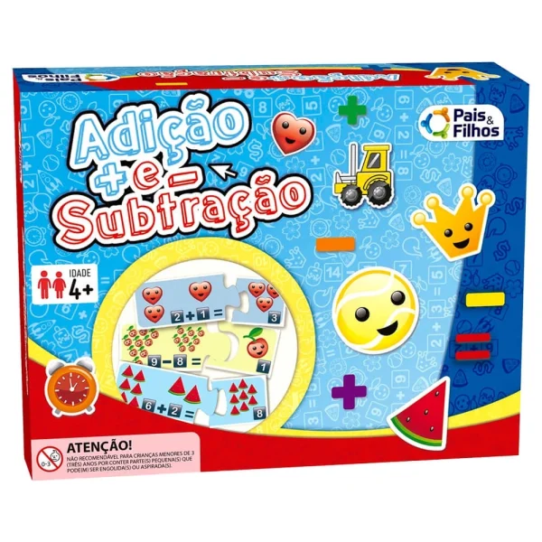Jogo Adição e Subtração - Pais & Filhos