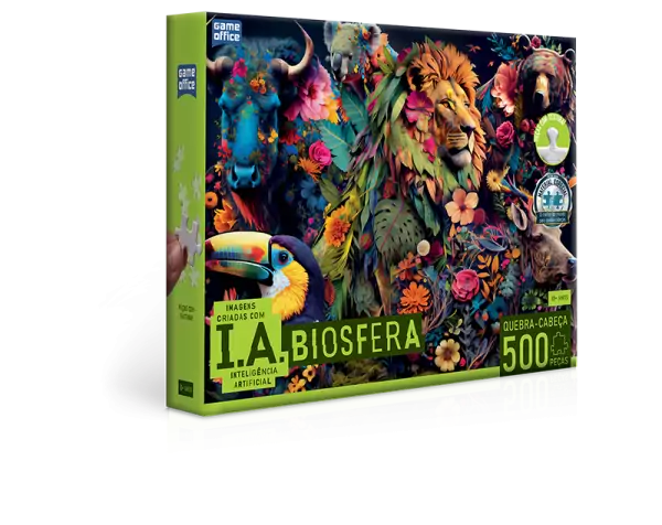 Quebra-Cabeça I.A Biosfera 500 Peças - Game Office
