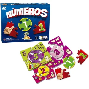 Jogo Números 30 Peças - Pais & Filhos