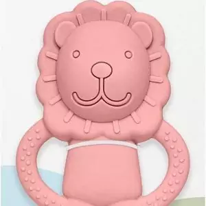 Mordedor em Silicone Leão Rosa - Buba