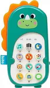 Celular Bilíngue com Músicas e Sons Dinossauro Verde - Buba