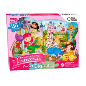 Quebra-Cabeça Princesas 28 Peças Gigantes - Pais & Filhos