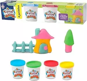 Kit Massinha 04 Potes - Diver Toys