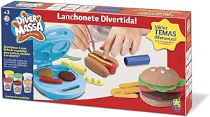 Kit Massinha Lanchonete Divertida - Diver Toys