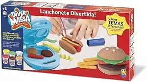 Kit Massinha Lanchonete Divertida - Diver Toys