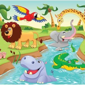 Quebra-Cabeça Festa dos Animais 60 Peças - GGB Brinquedos