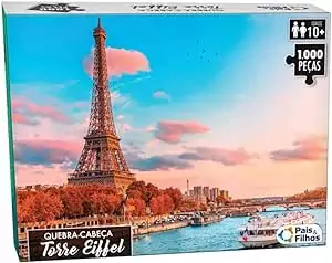 Quebra-Cabeça Torre Eiffel 1000 Peças - Pais & Filhos