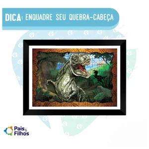 Quebra-Cabeça T-Rex 150 Peças - Pais & Filhos