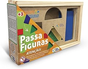 Passa Figuras 08 Peças em M.D.F - Pais & Filhos