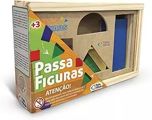 Passa Figuras 08 Peças em M.D.F - Pais & Filhos