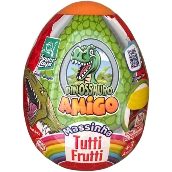Dinossauro Amigo Massinha Tutti Frutti - Super Toys