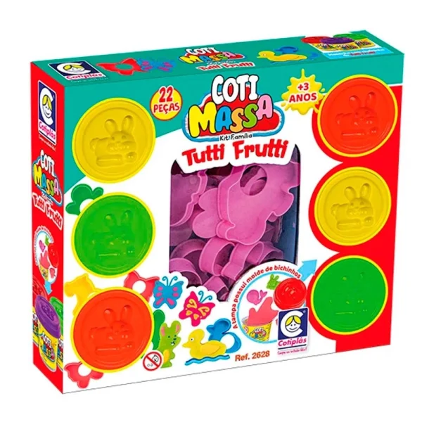 Cotti Massa Kit Massinha Tutti Frutti - Cotiplás