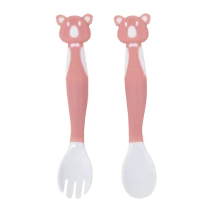 Kit Talheres Flexíveis Coala Rosa - Buba