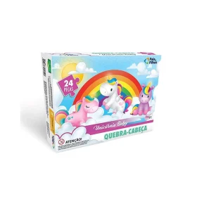 Quebra-Cabeça Unicórnio Baby 24 Peças - Pais & Filhos
