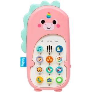 Celular Bilíngue com Músicas e Sons Unicórnio Rosa - Buba