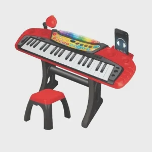 Conjunto de Teclado Eletrônico e Banco - Zoop Toys