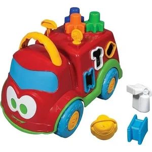Carrinho Dino Bombeiro com Encaixes - Cardoso