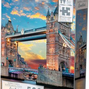 Quebra-Cabeça Londres Ponte do Tâmisa 500 Peças- Pais & Filhos